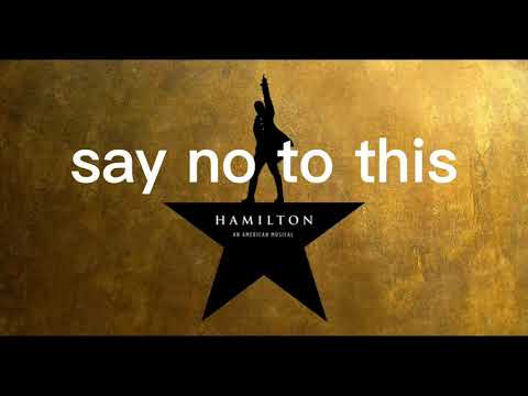 say no to this, the Reynolds pamphlet, burn- Hamilton
