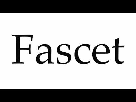 How to Pronounce Fascet