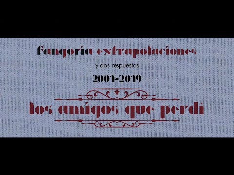 Videoclip de Los amigos que perdí — Fangoria