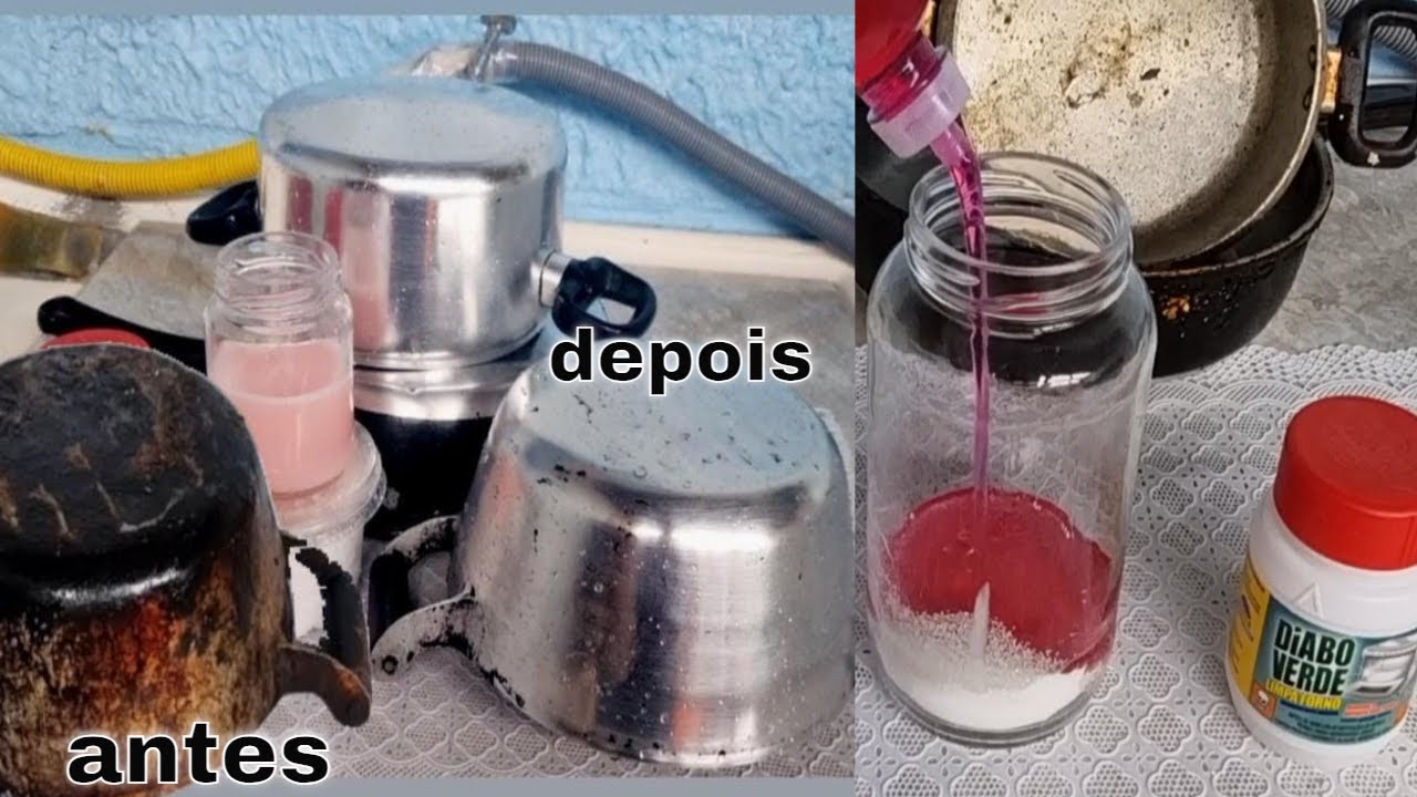 Como Fazer Limpa Forno Caseiro - Para limpar Forno E panelas Queimadas