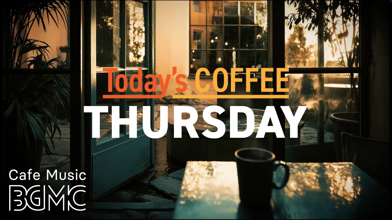 Golden Summer Cafe Jazz - Soft Coffee Music & Smooth Bossa Nova for Thursday Deep Work