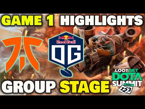 Fnatic vs OG.Seed Game 1 Highlights Dota Summit 12 Group Stage