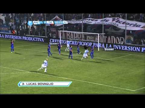 Gol de Bovaglio. Rafaela 2 Tigre 0. Torneo Inicial 2012. Fecha 8. Fútbol Para Todos