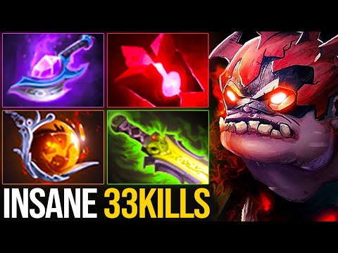 OMG 33 KILLS + LVL 30 | INSANE PUDGE WITH MAGICAL BUILD | Pudge Official