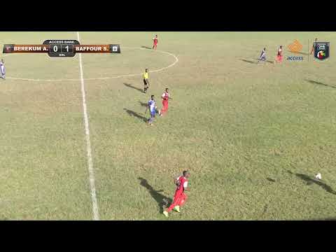 BEREKUM ARSENAL 0 - 1 BAFFOUR SOCCER ACADEMY -ACCESS BANK DIVISION ONE LEAGUE HIGHLIGHT