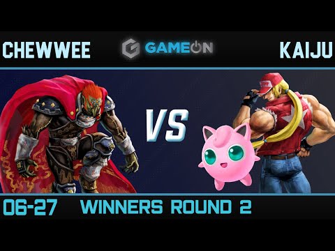 Chewwee (Ganondorf) vs Kaiju (Jigglypuff, Terry) - Game On 6/27 Winners R2