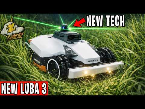The Most Advanced Robot Lawn Mower Ever Made!! Luba 3 Robotic Lawn Mower by Mammotion.