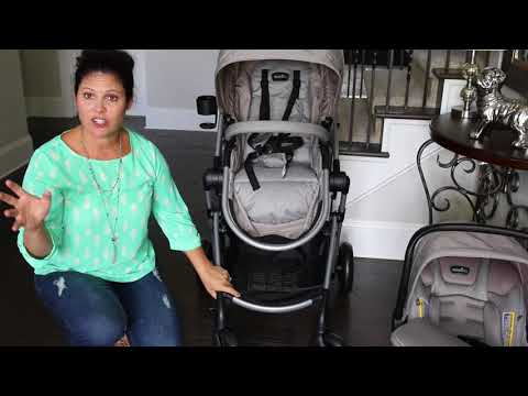 Evenflo Pivot Modular Travel System with LiteMax Preemie and Infant Car Seat (Dusty Rose Pink) video review thumbnail