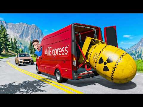 ДОСТАВЛЯЮ ЯДЕРНУЮ БОМБУ с ALIEXPRESS ► BeamNG.drive