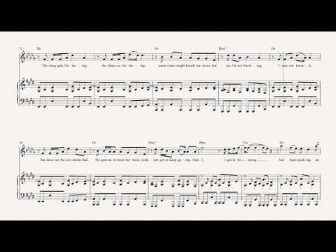 Alto Sax - The Climb - Miley Cyrus - Sheet Music, Chords, & Vocals