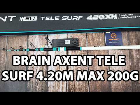 Вудилище серфове Brain Axent Tele Surf 4.20m max 200g