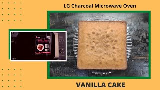 Vanilla Cake | LG Charcoal Microwave Oven | MJ2886BFUM