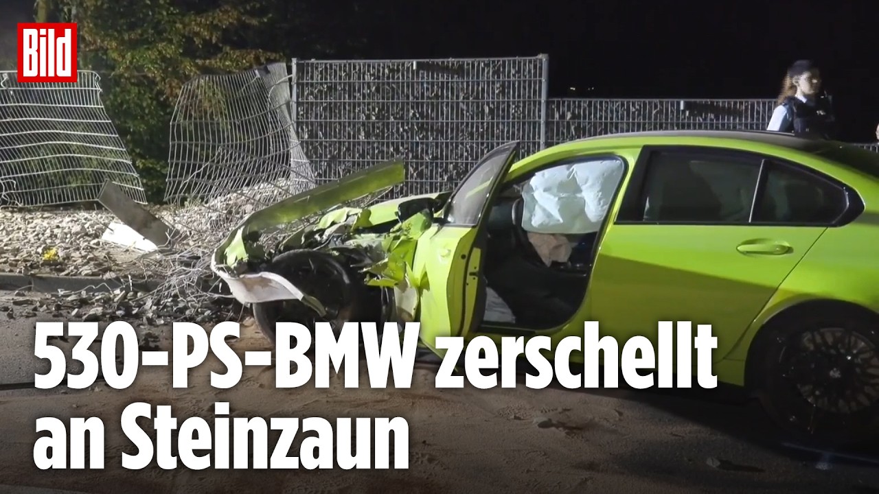 HENNEF: 22-Jähriger crasht Mietwagen – Fahrer und Teenager verletzt