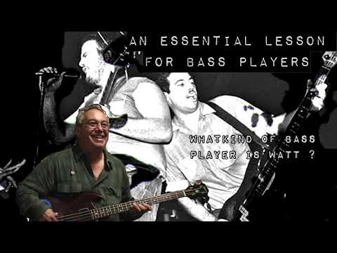 An essential lesson for bass players : Mike Watt