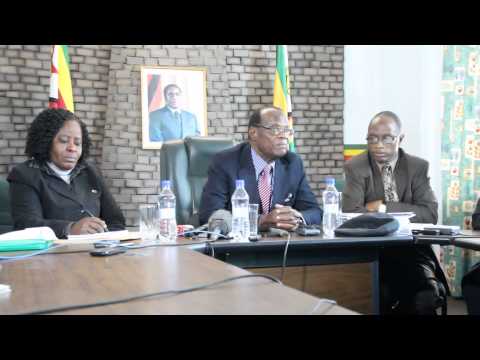 Zim's Registrar General Tobaiwa Mudede Press Conference 02 August 2013
