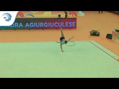 Alexandra AGIURGIUCULESE (ITA) - 2018 Rhythmic Europeans, all around final hoop
