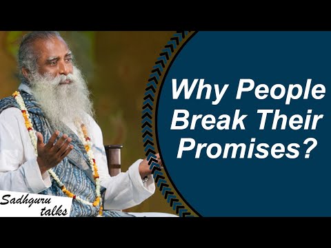 Why People Break Their Promises? Sadhguru at University of Toronto - Youth and Truth