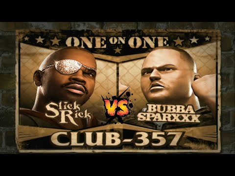 Def Jam Fight For NY | SLICK RICK vs BUBBA SPARXXX | HARD! (PS3 1080p)