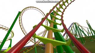 Batman: The Ride as an Arrow Looper- NoLimits2