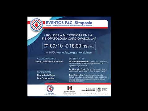Webinar FAC - Rol de la microbiota en la fisiopatología cardiovascular
