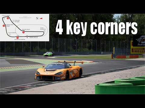ACC - 4 corners at Monza that lose you most time