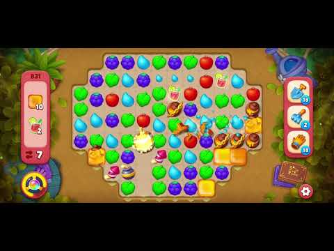 Gardenscapes - level 831 - Hard Level