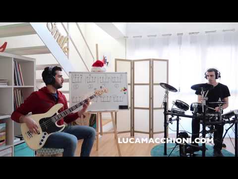 "Funky Bass Ghost Notes" - Instant Groove" #4 -  (L#17) - con Luca Macchioni