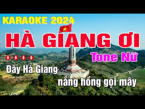 Hà Giang ƠI Karaoke Dễ Hát Tone Nữ - Trung Hiếu Karaoke