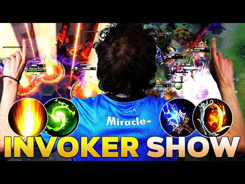 M-GOD Invoker Perspective - Miracle Refresher Wombo Combo - Dota 2