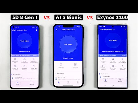 OnePlus 10 Pro vs 13 Pro Max vs S22 Ultra Benchmark Test | 8 Gen 1 vs A15 Bionic vs Exynos 2200