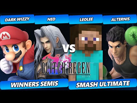 Glitch Regen Winners Semis - Dark Wizzy & Ned Vs. Alternis & leolee - Smash Ultimate Tournament