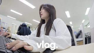 직장인 브이로그 👩🏻‍💻 초간단 아침메뉴, 출근준비, 현실 직장인 모먼트, 다이어트 간식 추천, 톤다운 염색, 퓌 아지트 성수.