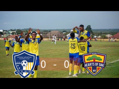 Young Apostles FC 0-0 Hearts Of Aok || Ghana Premier League Matchday 11 Highlights 