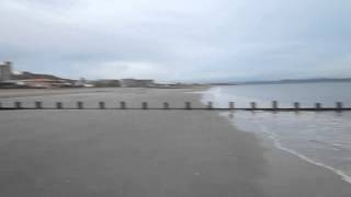 preview picture of video 'View from the beach of Portobello in Edinburgh'