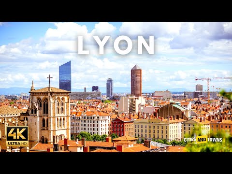Lyon, France 🇫🇷 in 4K ULTRA HD | Top Places To Travel | Video by Drone