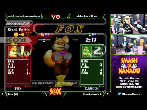 S@X Weekly - Redd (Fox) Vs  Thumbswayup (Captain Falcon) Melee Singles GF - SSBM