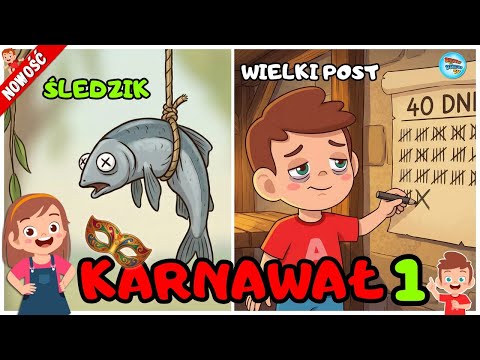 🎭 KAROLEK and THE MYSTERY OF CARNIVAL part 1 – Herring and Lent | EDUCATIONAL fairy tale for chil...