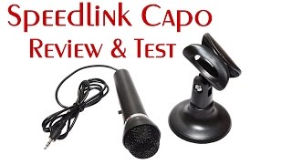 Video thumbnail for Speedlink Capo Mikrofon Review & Klang German Capo von Speedlink by SunFinCol