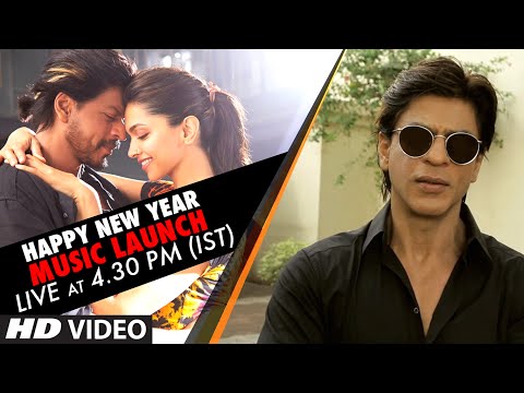 Happy New Year Music Launch LIVE at 4.30 pm (IST) | Shah Rukh Khan, Deepika Padukone