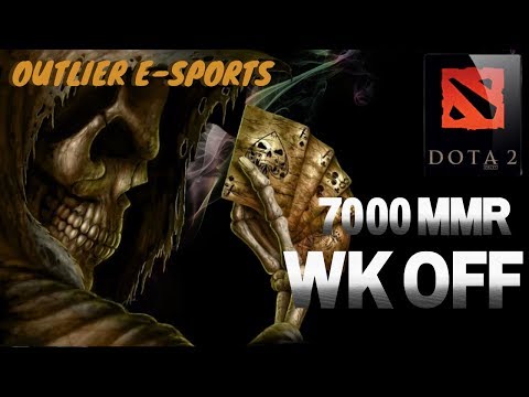 Wraith King Offlane - 7000 MMR Dota2 Gameplay