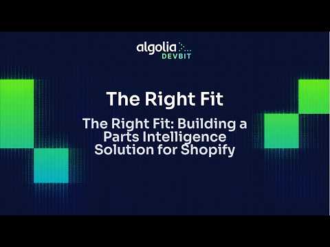 The right fit: Building a Parts Intelligence Solution for Shopify