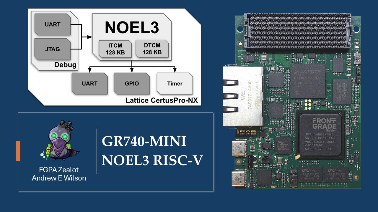 Frontgrade GR740-MINI -- NOEL3 RISC-V Demo
