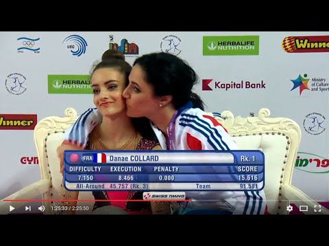 RG Holon 2016 - Qualifications - France Juniors - Danaé Collard, Elisabeth Rachid & Valérie Romenski