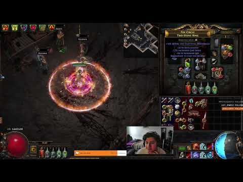 Exsanguinate Inquisitor Cold Conversion Miner Day 1 Build Diary for Path of Exile 3.22 Ancients ToTA