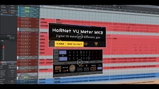 Video thumbnail for Gain Stage & Process DRUMS with Hornet VU meter MK3 - No. 3 by PintoMusicHTX