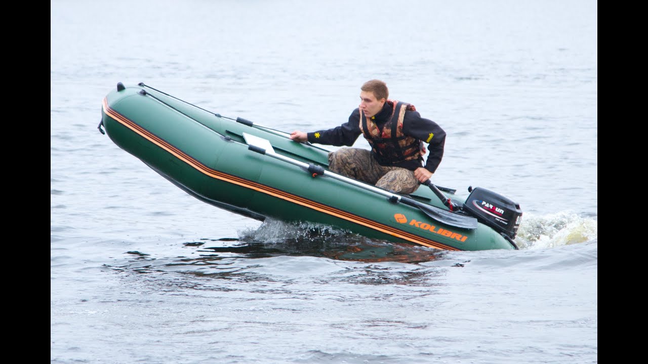 Pripučiama motorinė valtis su kiliu Kolibri KM-330D