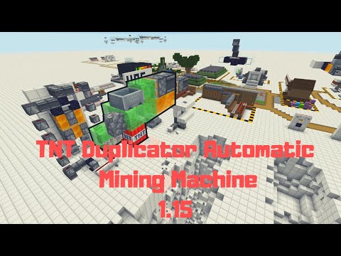 Tnt Duplicator Mining Machine - Flying Machine - Redstone_Bucket