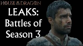 House of the Dragon Leaks: Battles of Season 3