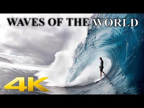 🔴4K (ASMR) 10 Hour Store Loop - Waves Of The World - All Locations -  With Relaxing Music☑️
