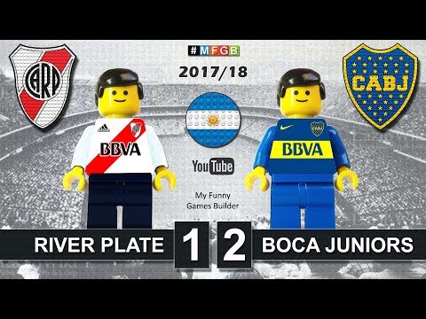 River Plate vs Boca Juniors 1-2 • Primera División Argentina (05/11/2017) Highlights Lego Football